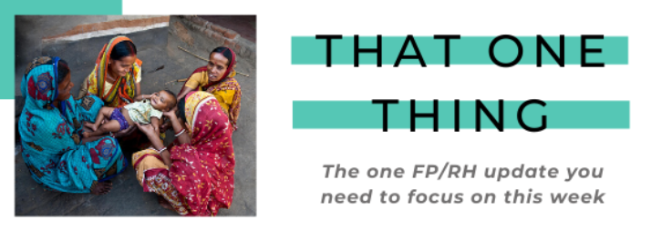 That One Thing - The one FP/RH update you need to focus on this week