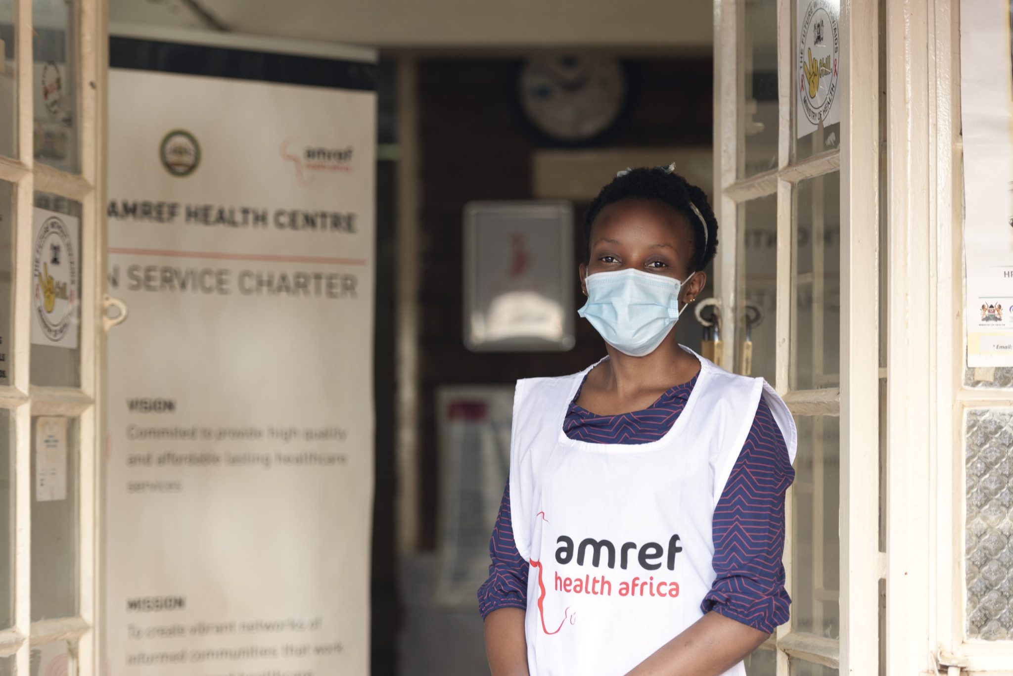 Lydia Kuria is a nurse and facility in-charge at Amref Kibera Health Centre.