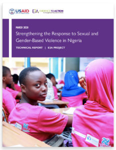Strengthening the Response to Sexual and Gender-Based Violence in Nigeria