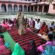 Elected Women Representatives (EWRs) gather outside Middle School Harka in Sitamarhi district to discuss community issues. Image credit: Paula Bronstein/Getty Images/Images of Empowerment