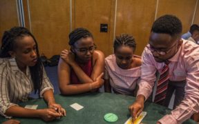 Medical students and practitioners from across Africa gather at the second regional Medical Students for Choice (MSFC) conference. क्रेडिट: Yagazie Emezi/Getty Images/Images of Empowerment.