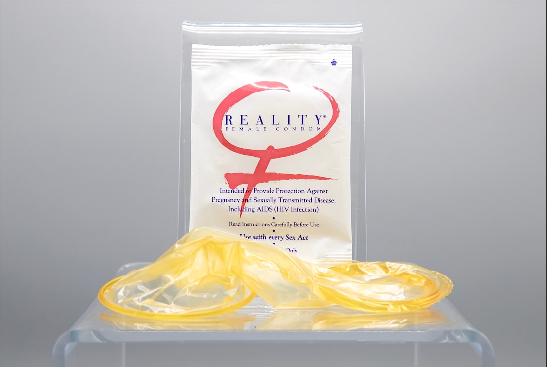 Female condom. Photo Credit: U.S. Food and Drug Administration.