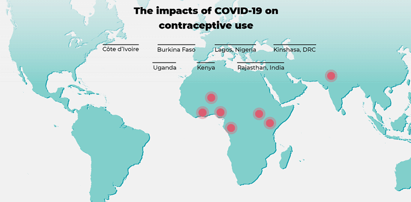 Click the image to explore interactive charts from Côte d’Ivoire; Burkina Faso; Lagos, Nigeria; Kinshasa, DRC; Uganda; Kenya; and Rajasthan, India.