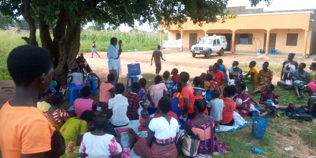 Gulu Light Outreach Team in the field in Nwoya district