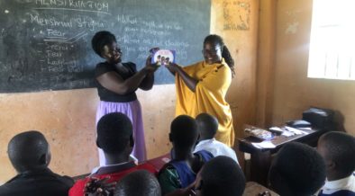 Wii Tuke Gender Initiative interacts with girls on Menstrual Health-Wii Tuke Gender Initiative Pictues